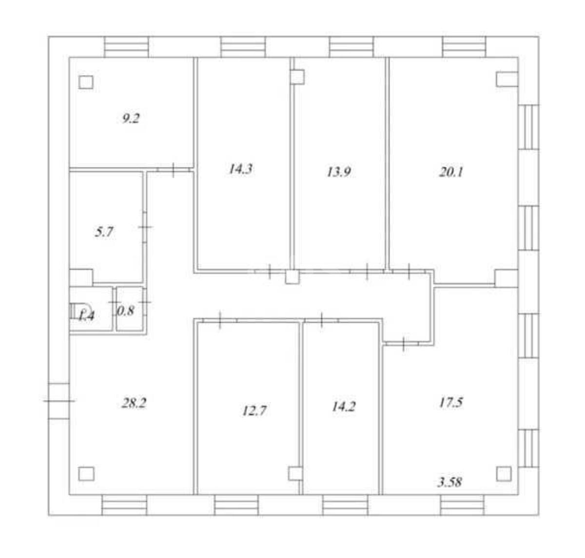 Office vul. Mezhygirs'ka 87А, 144m2608999