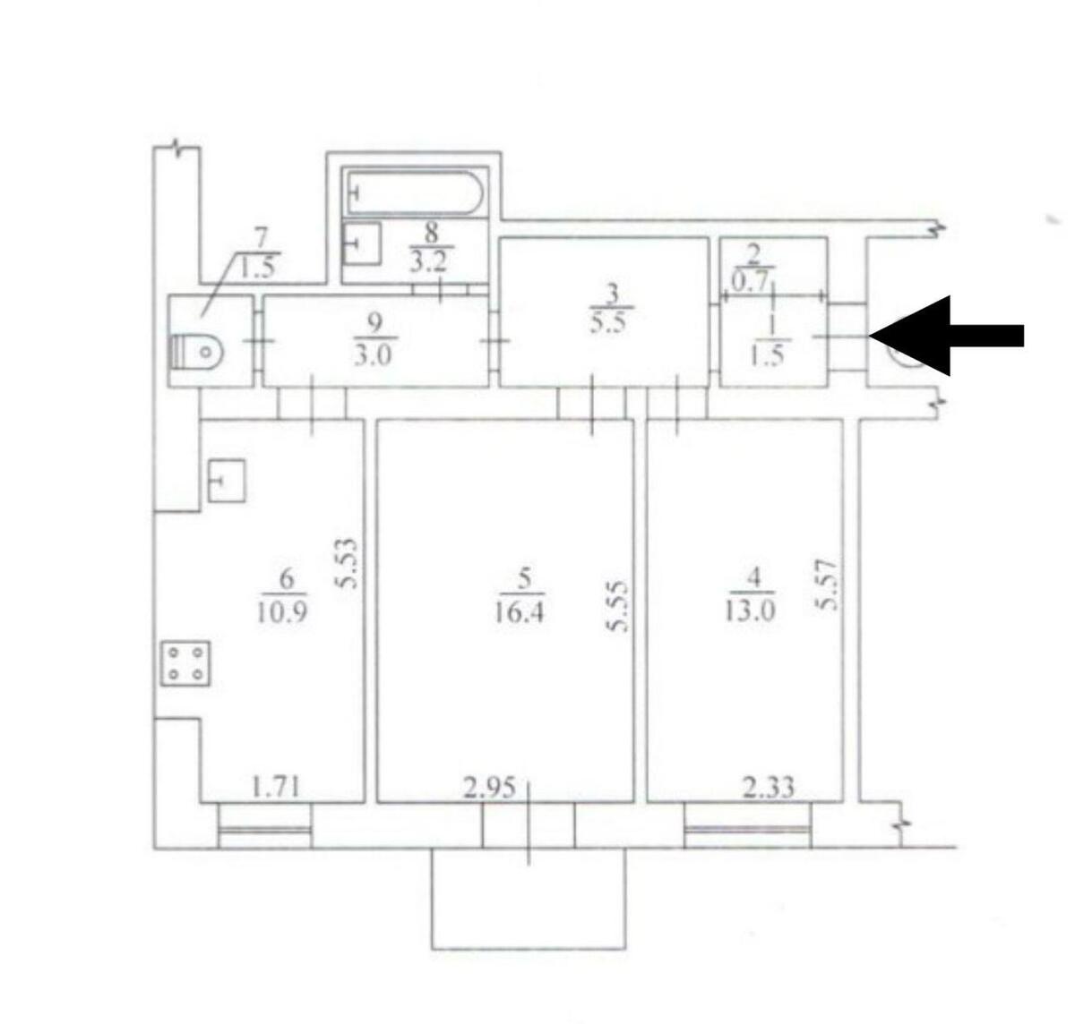 2k apartment vul. Rustaveli Shota 105