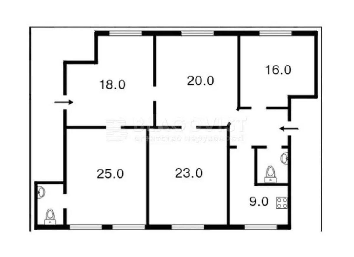Офис ул. Оболонская 39, 107м2614645