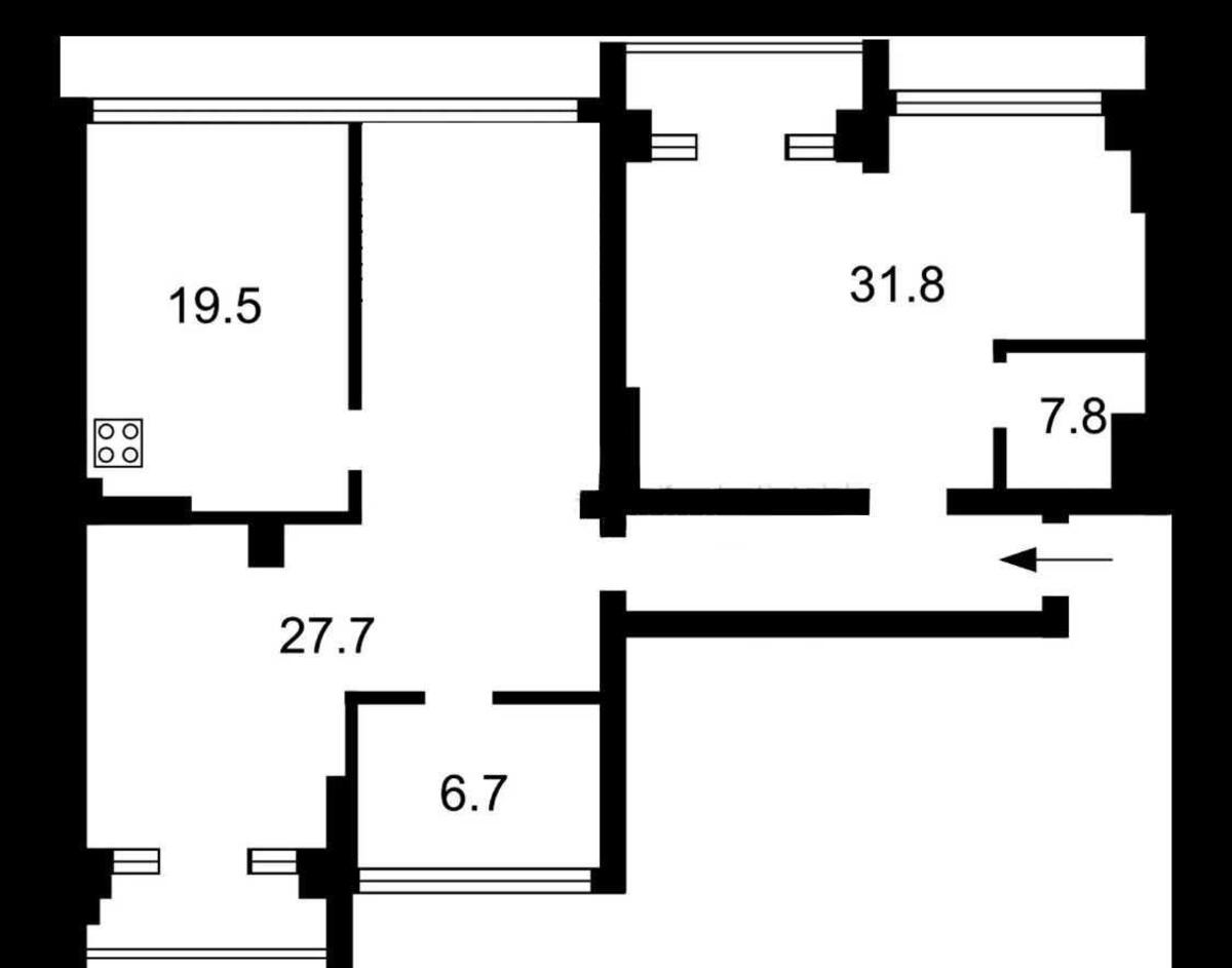 3k apartment vul. Sichovyh Stril'civ 52А591766