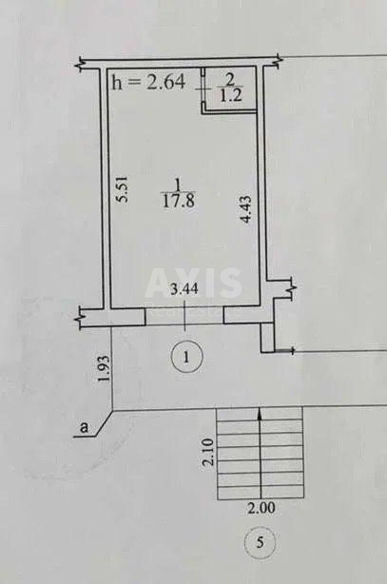 Объект торговли ул. Драгоманова 7, 19м2629794