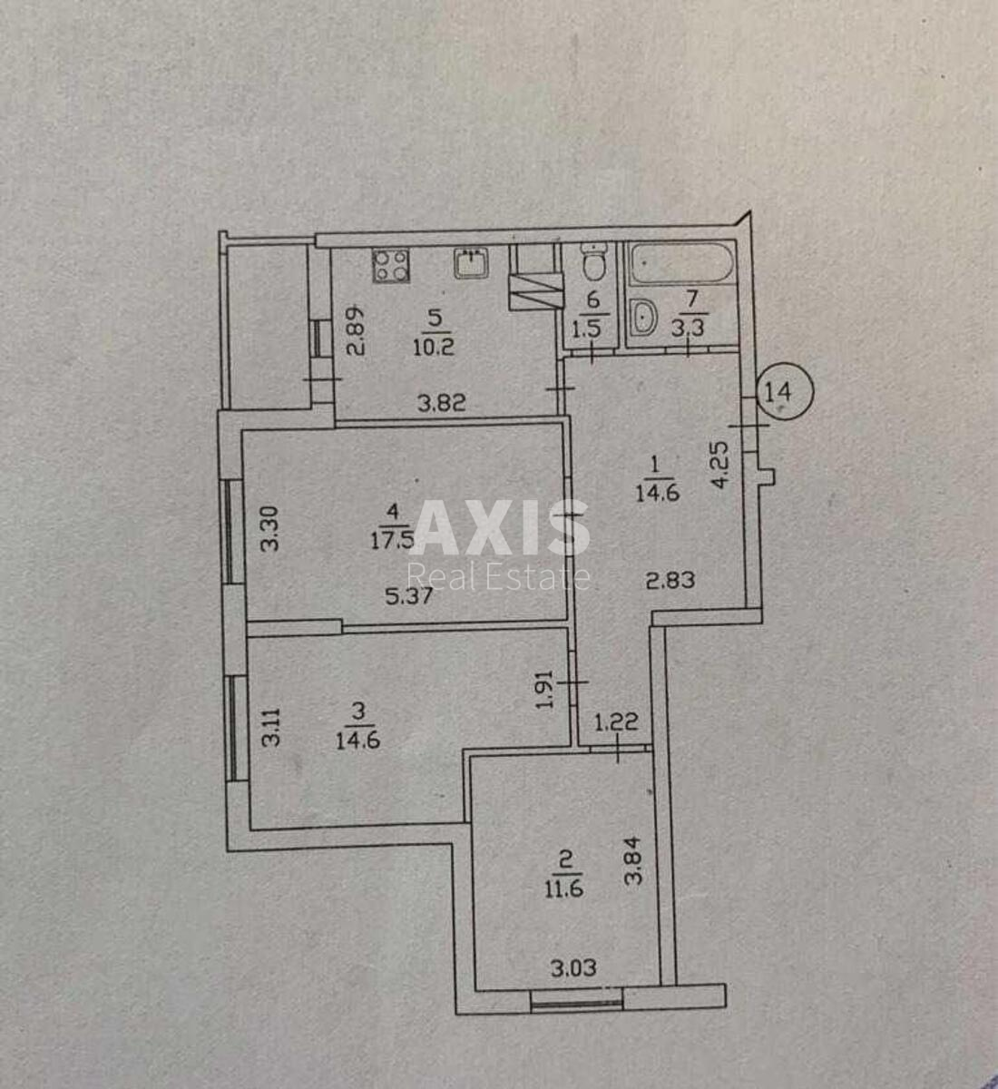 3k apartment vul. Urlivs'ka 23628675