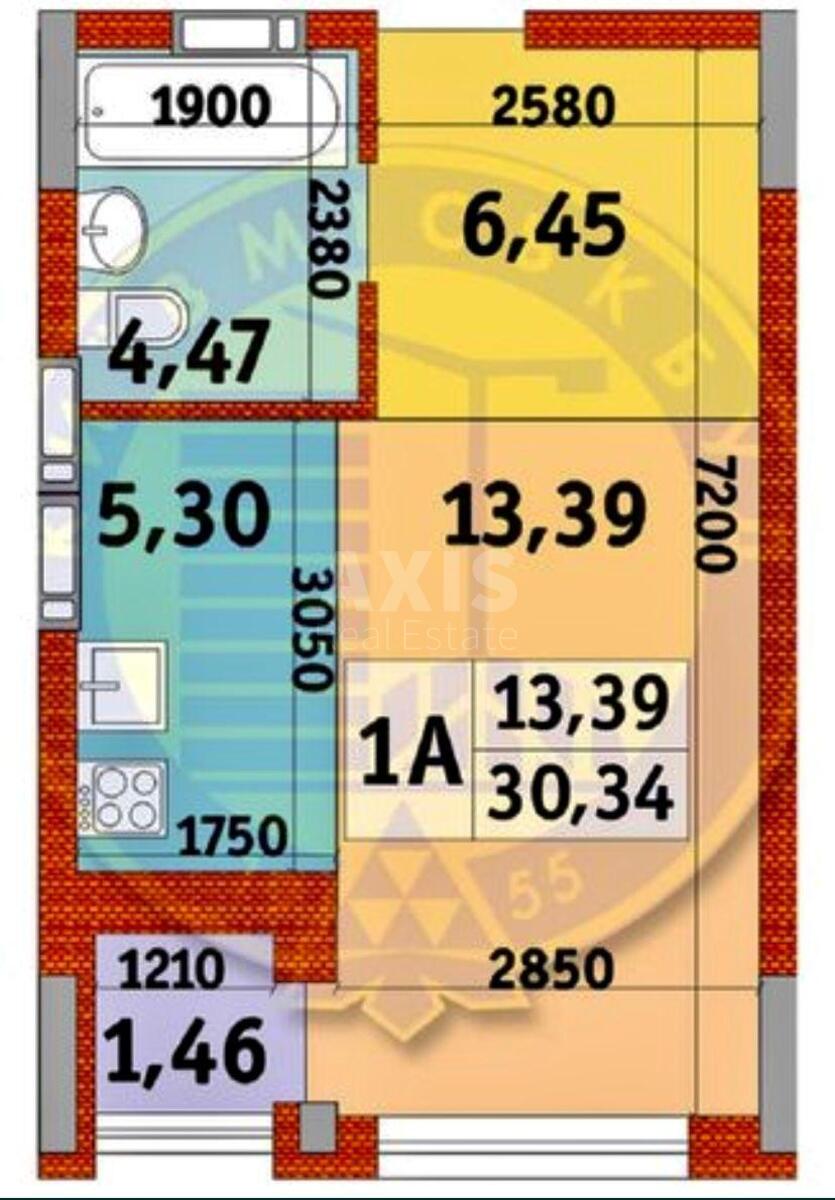 1k apartment vul. Kvitky Cisyk 326