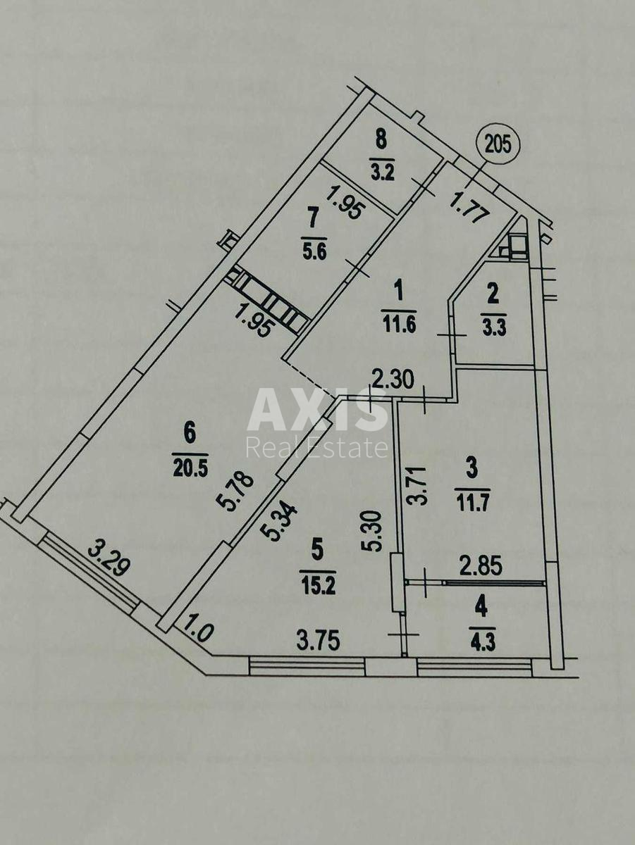 2к квартира наб. Днепровская 15К434589