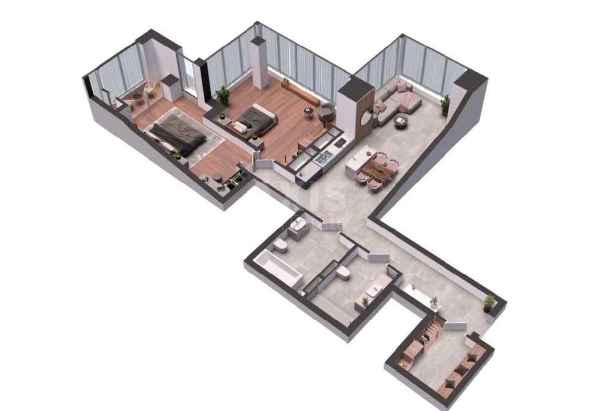 3k apartment vul. Antonovycha 136570482