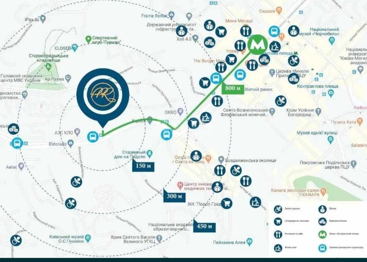 Service object vul. Glybochyc'ka 73, 112m2608267