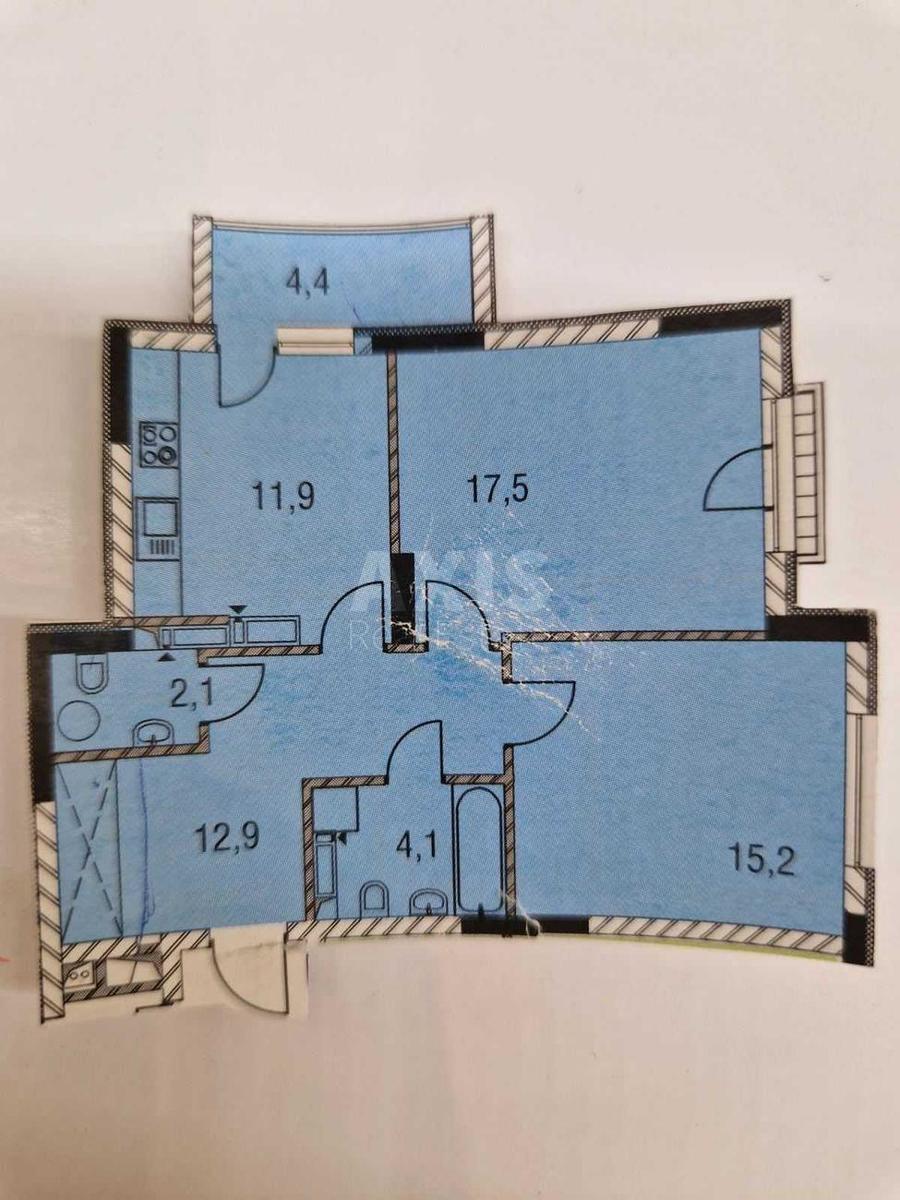 2k apartment vul. Demii'vs'ka 166