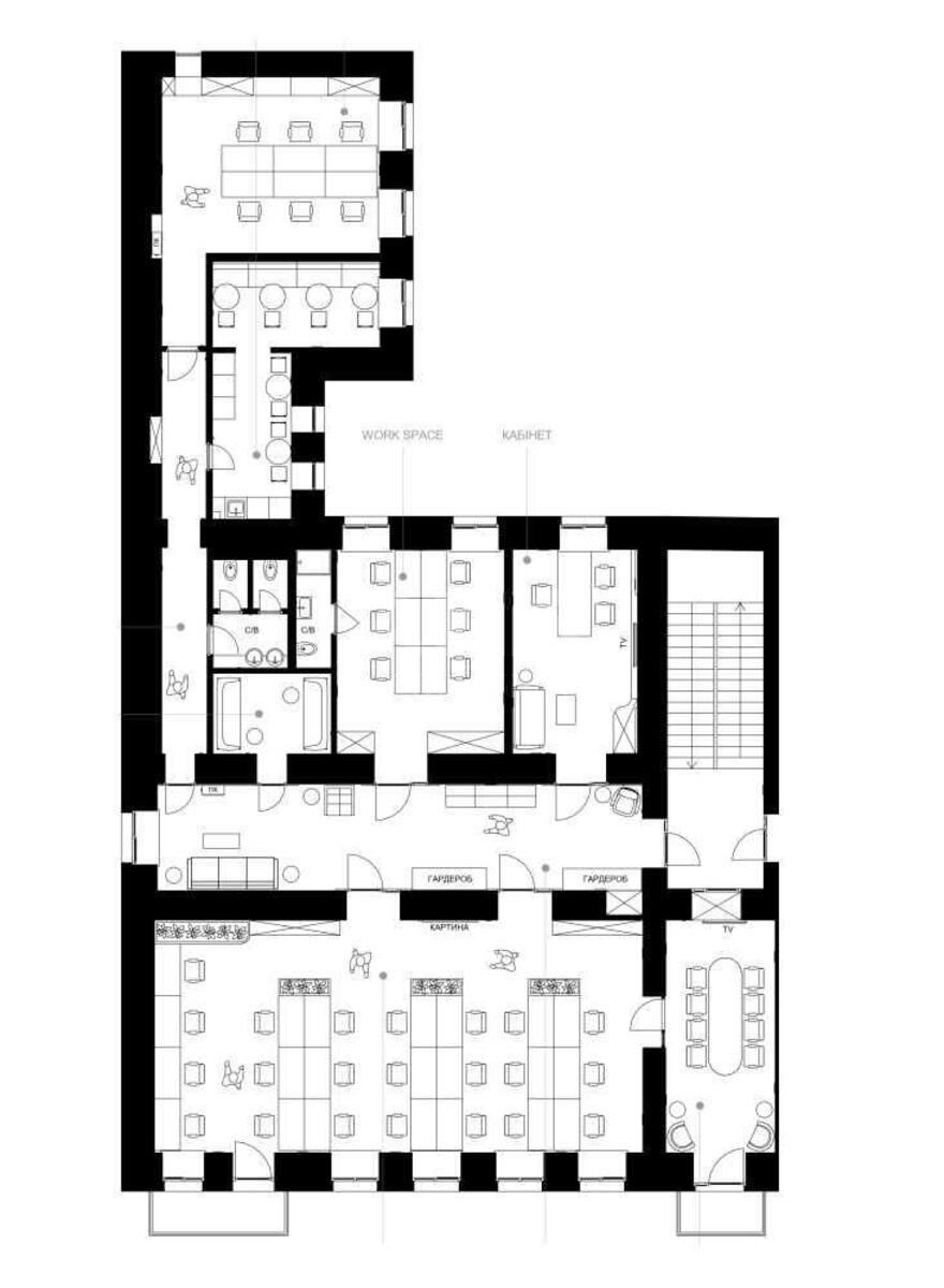 Office vul. Hmel'nyc'kogo Bogdana 51А, 330m27