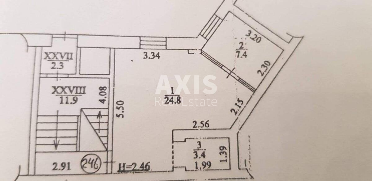Office tupyk Tvers'kyj 7, 50m210
