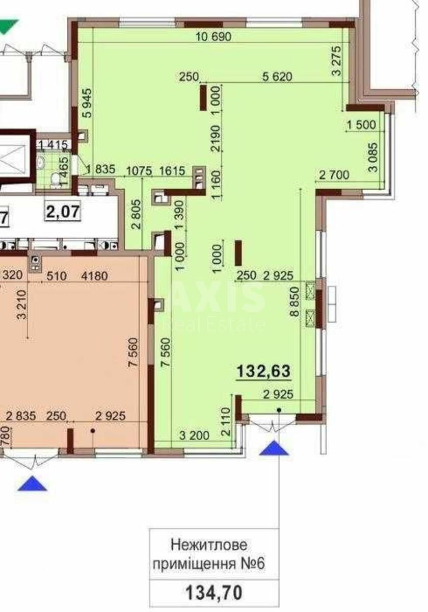 Объект торговли ул. Александра Олеся 2А, 135м21