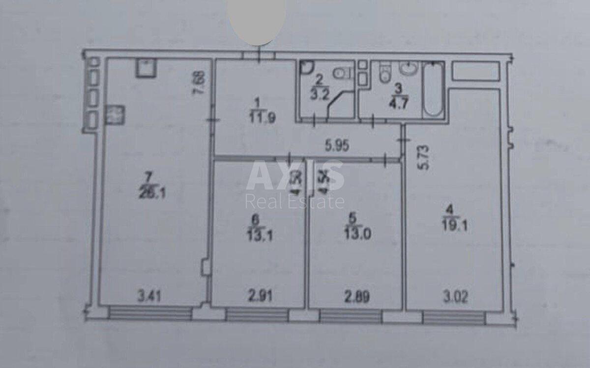3k apartment vul. Sverstjuka Jevgena 45836814