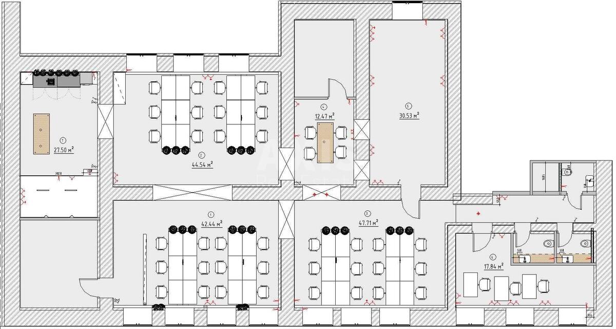 Office vul. Kudrjavs'ka 16, 250m25607711