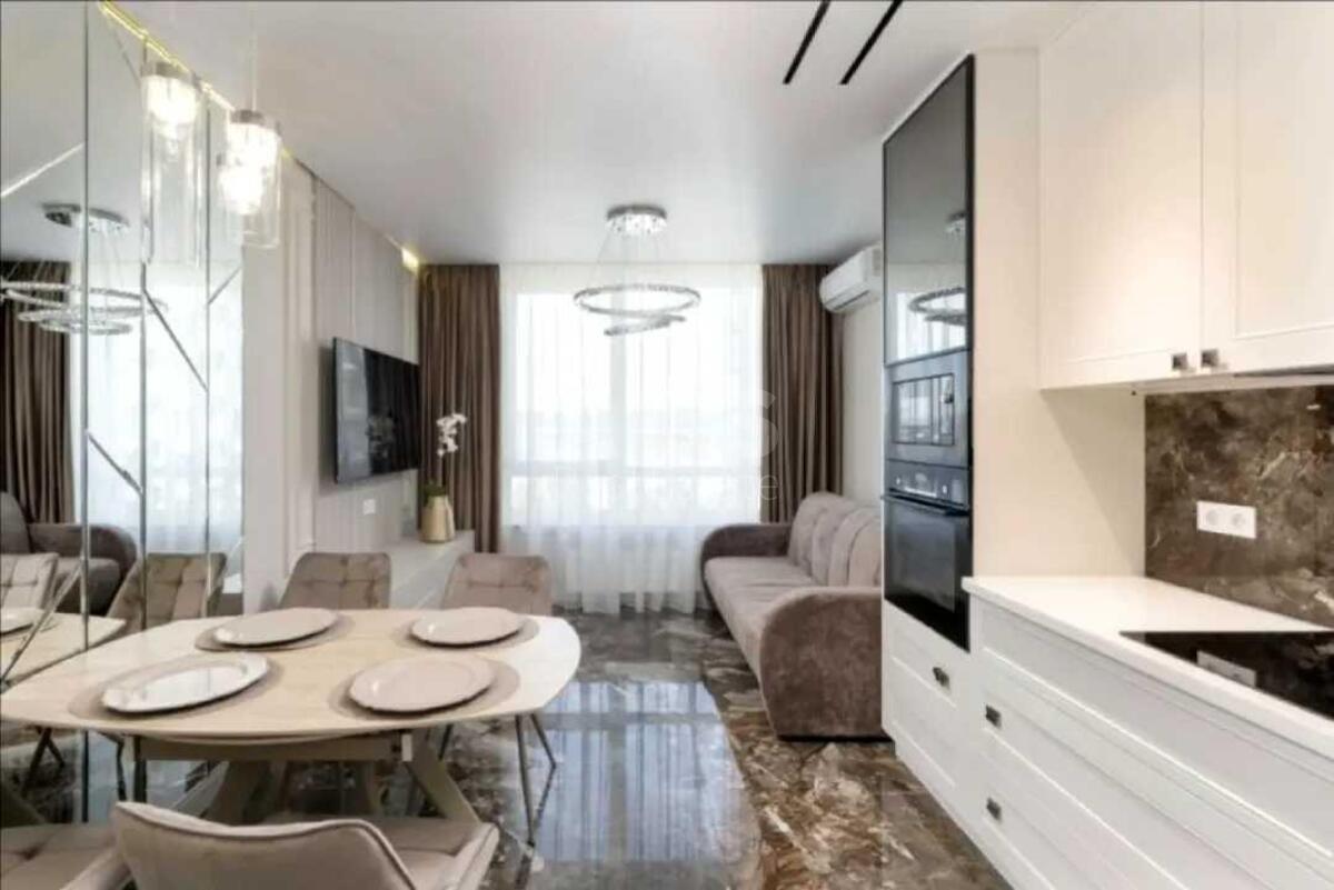 1k apartment nab. Dniprovs'ka 15Є598350