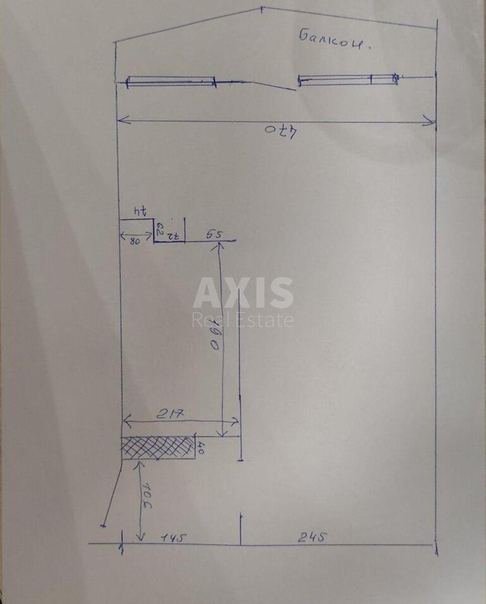 1k apartment vul. Praz'ka 191