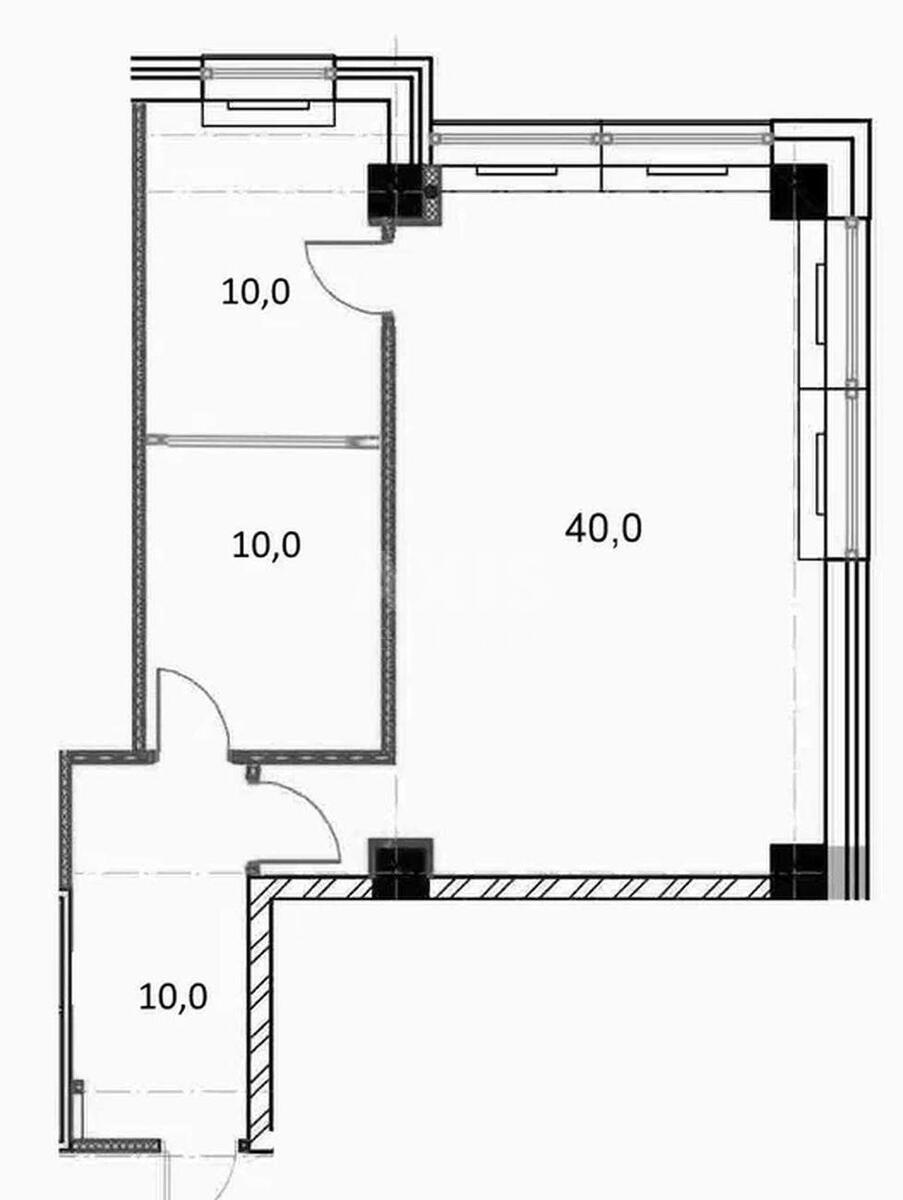 Office vul. Volodymyrs'ka 12, 70m29