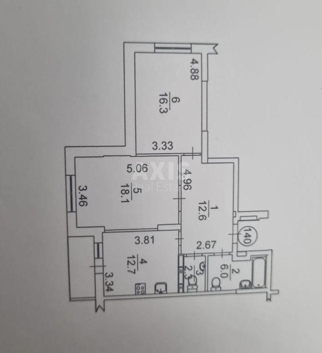 2k apartment vul. Chavdar Jelyzavety 38А6234411