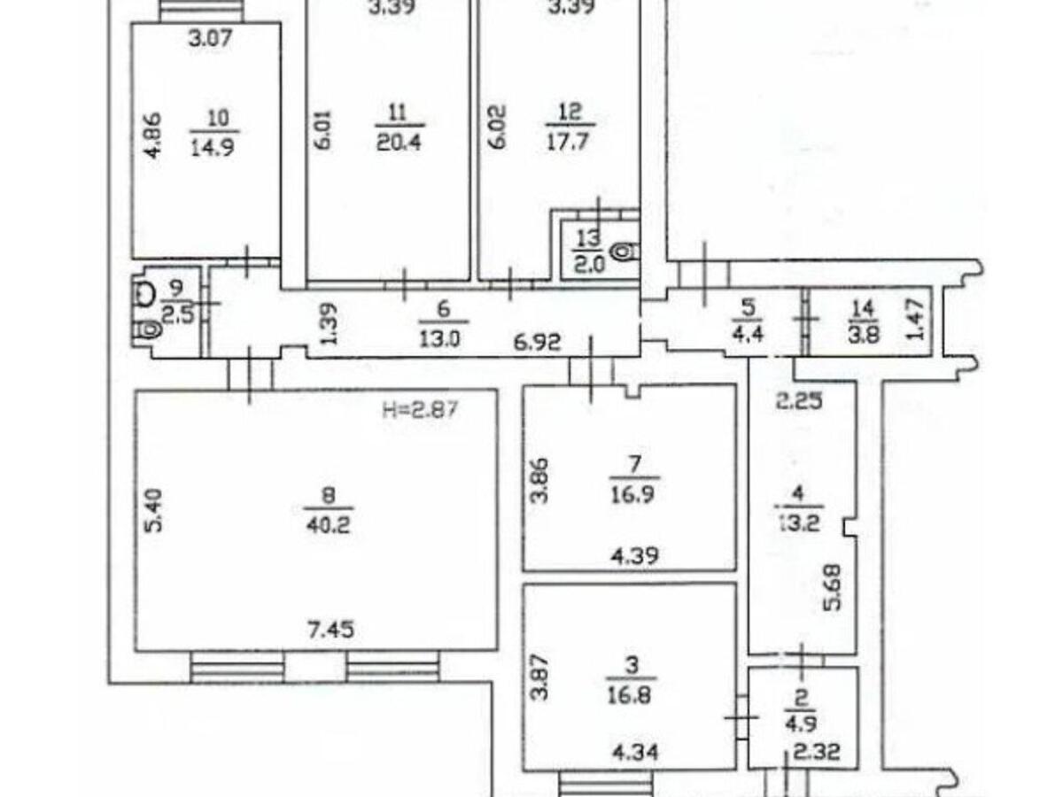 Office vul. Yulia Zdanovska 58А, 173m26