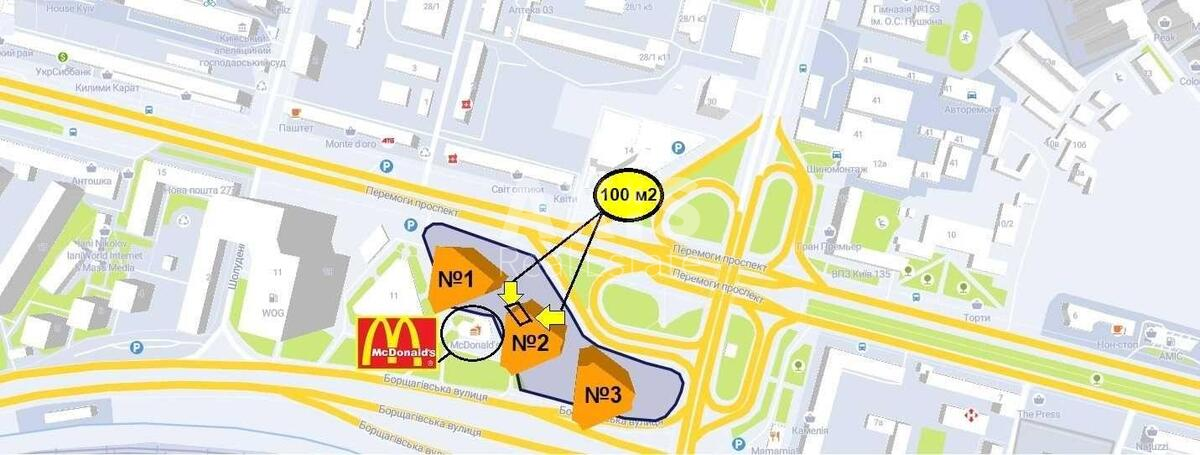 Объект торговли пр-т Берестейский 11Б, 100м2543203