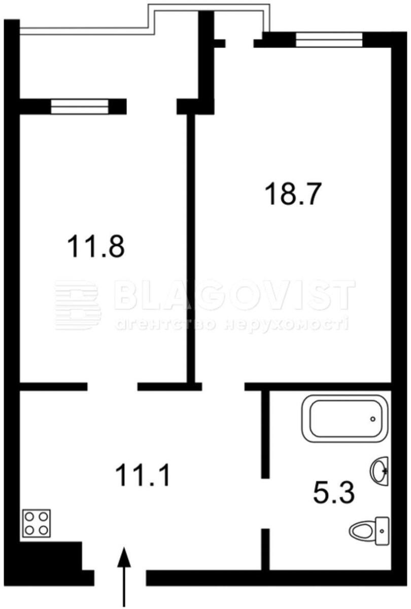 2k apartment vul. Bilorus'ka 3589888