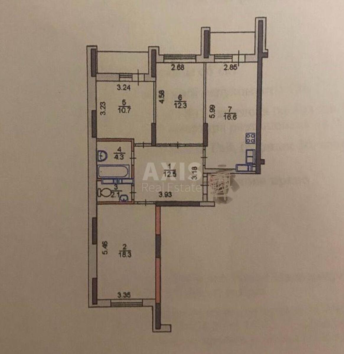 3k apartment vul. Kadets'kyj gaj 105803919
