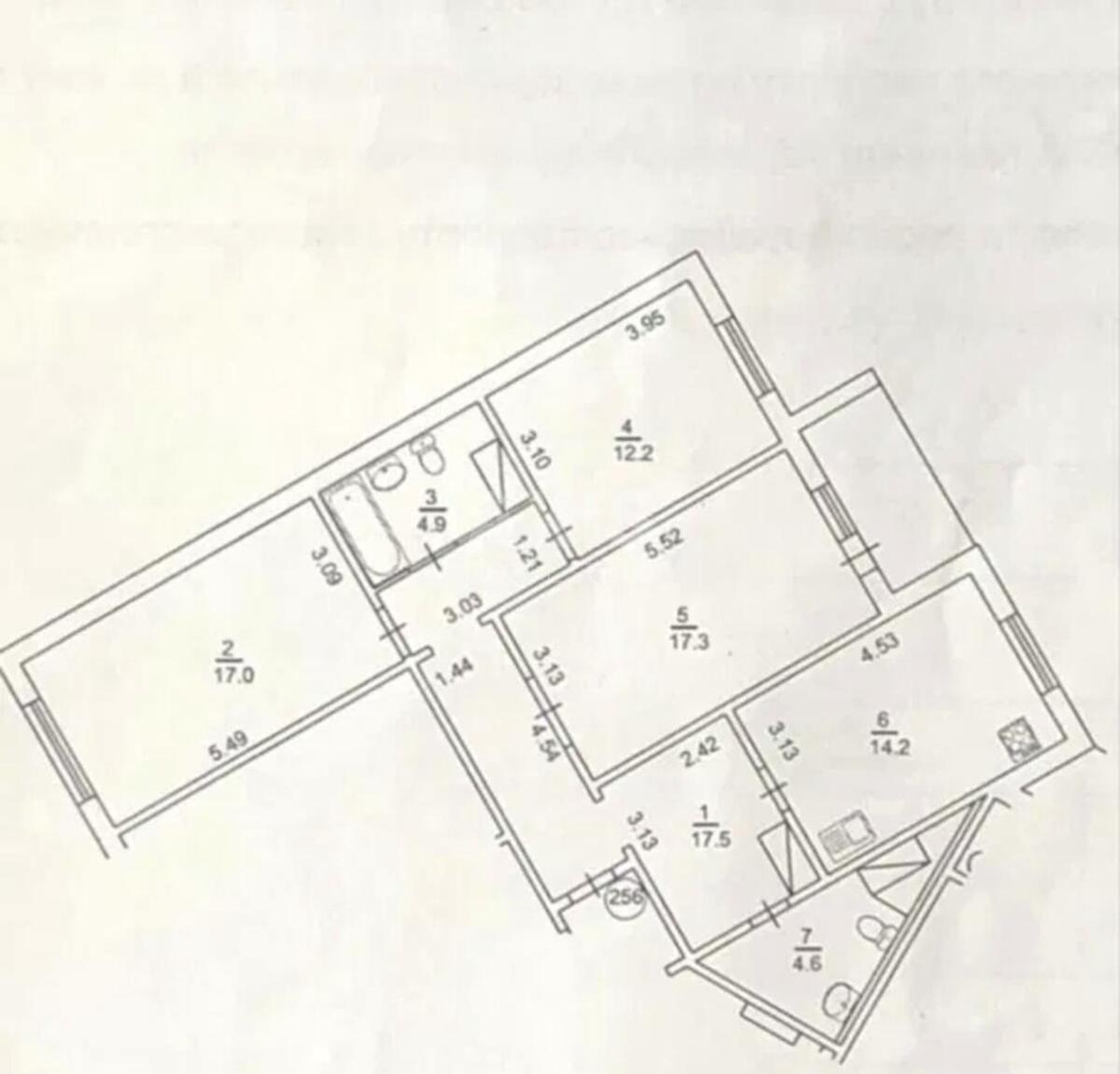 3k apartment vul. Urlivs'ka 366179310