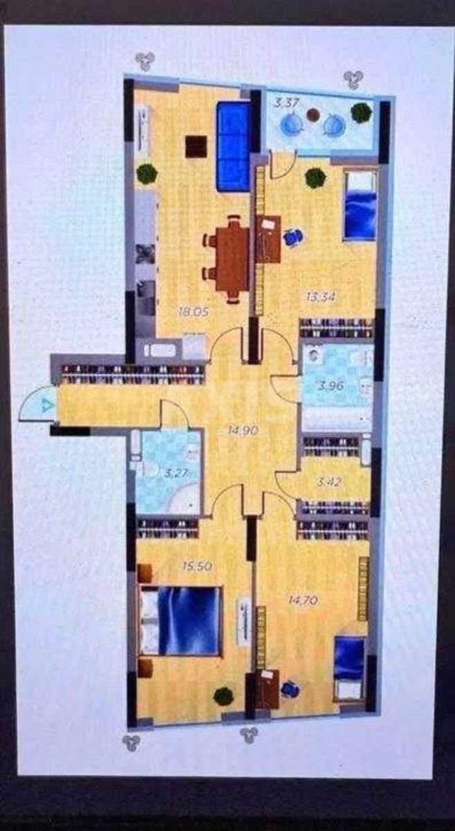 3к квартира ул. Шолуденко 30634993