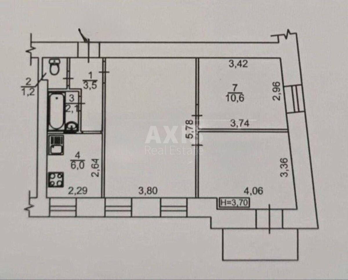 3к квартира ул. Михайловская 21Б626987