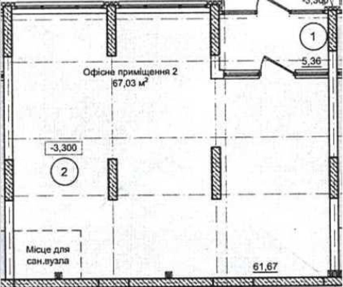 Trade object vul. Myhajla Maksymovycha 32, 67m2631091