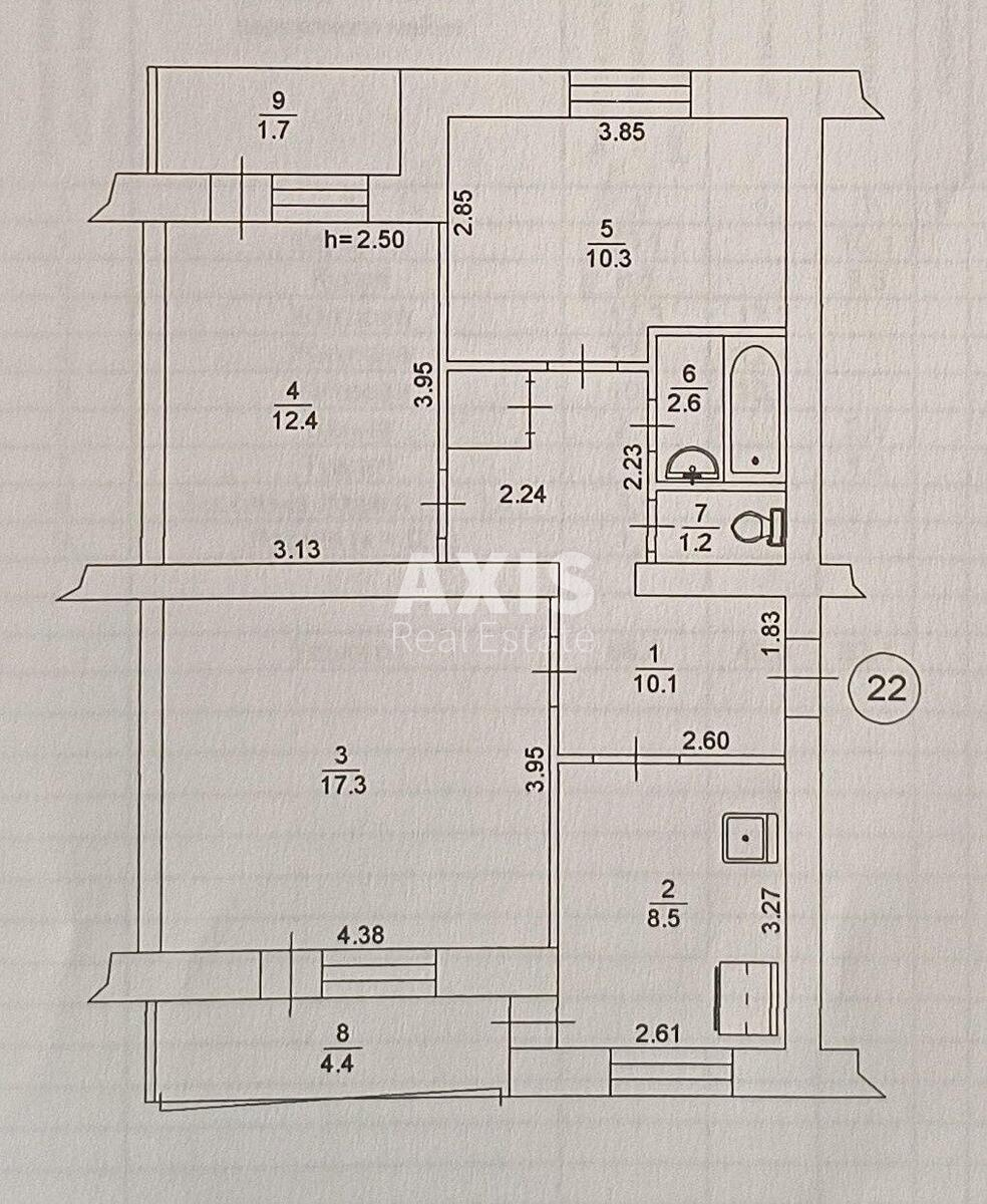 3к квартира ул. Уссурийская 6511258
