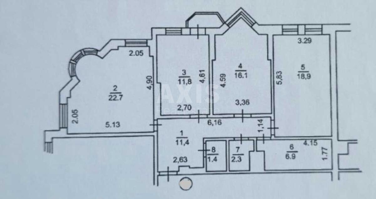 3k apartment pr-t Palladina Akademika 18/3014