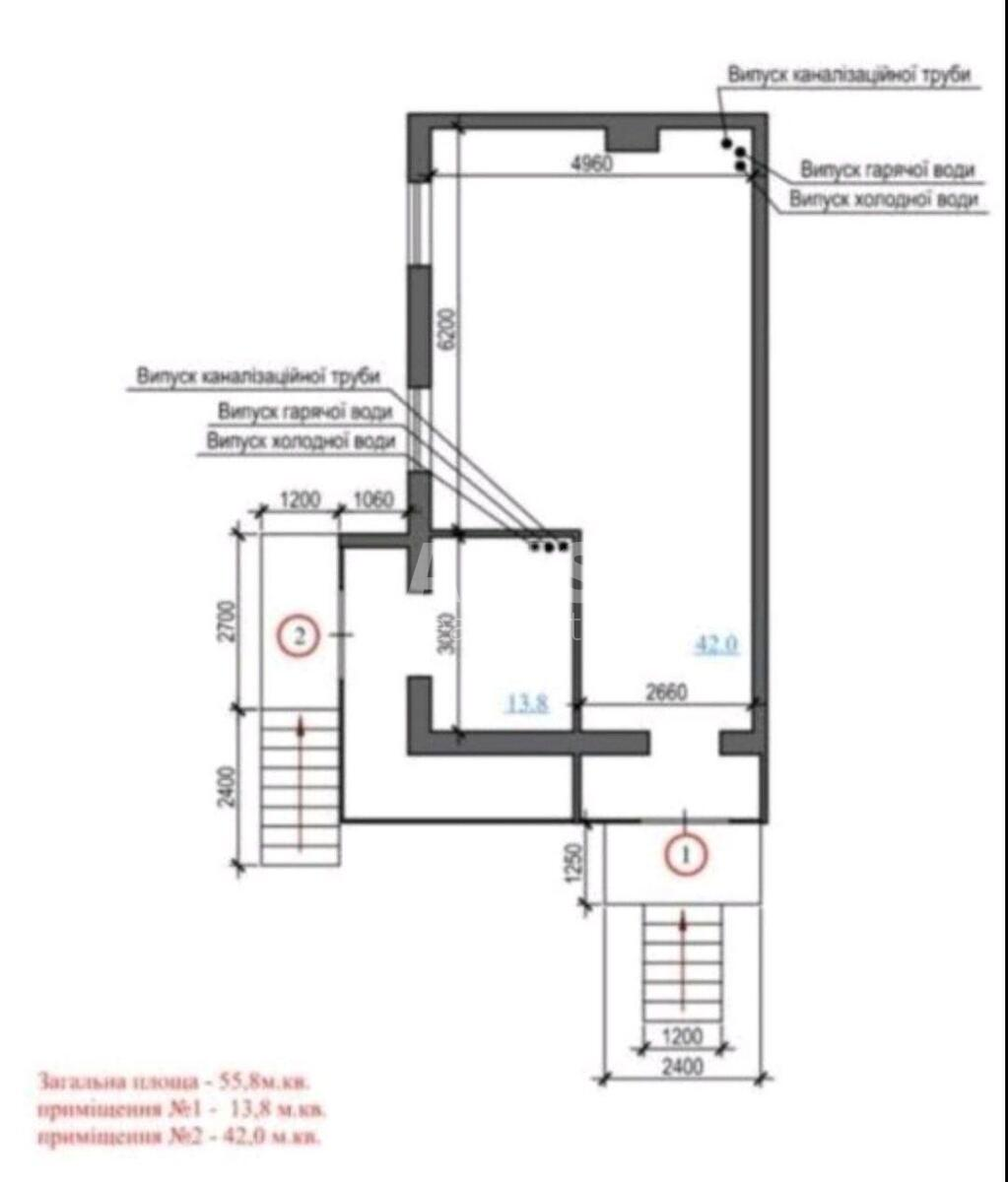 Об'єкт торгівлі пр-т Лісовий 11, 43м2557952