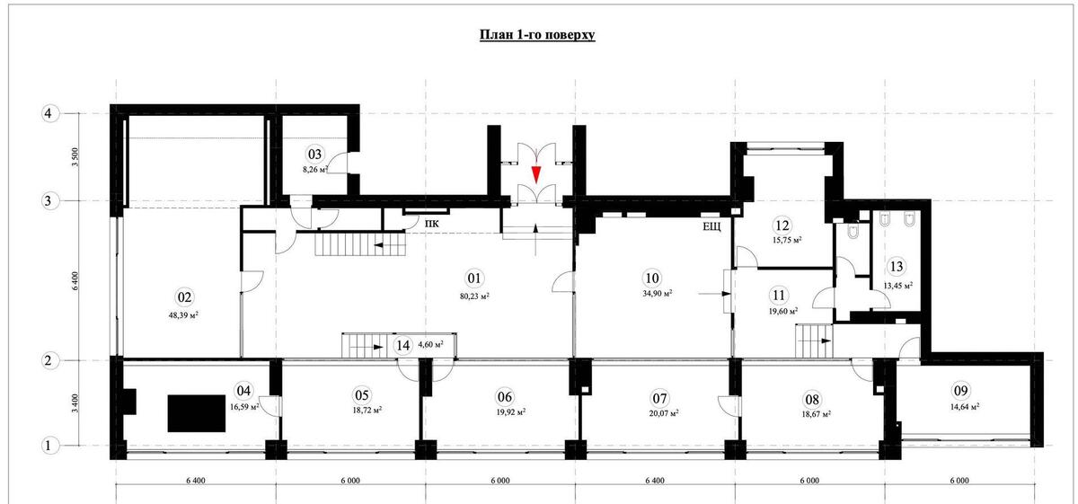 Офис ул. Евгения Коновальца 44А, 395м26005510