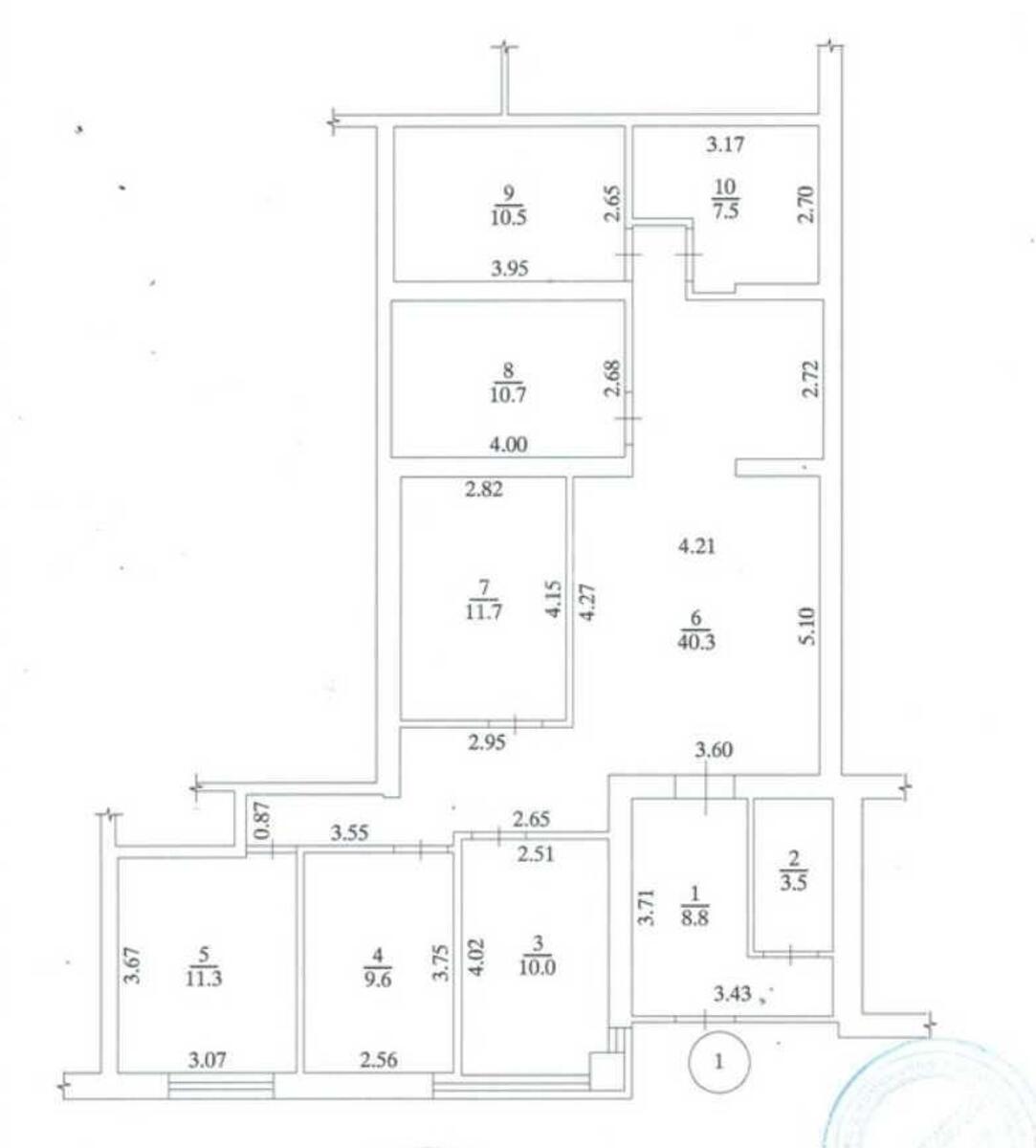 Office vul. Sribnokil's'ka 3Б, 125m2609499