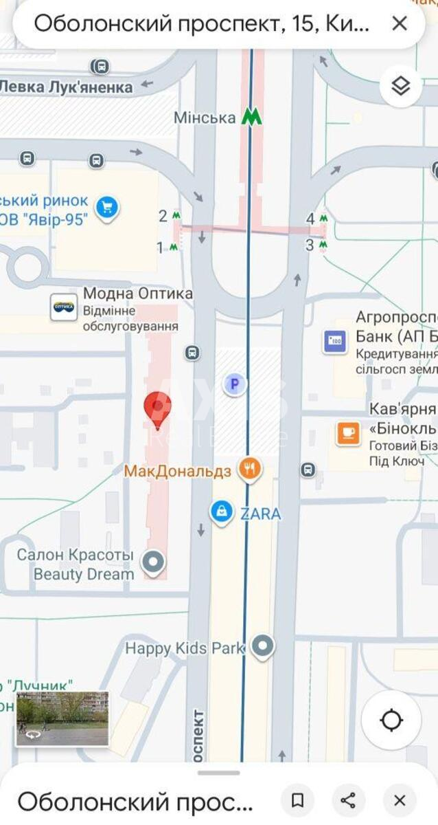 Объект торговли пр-т Оболонский 15, 24м2587971