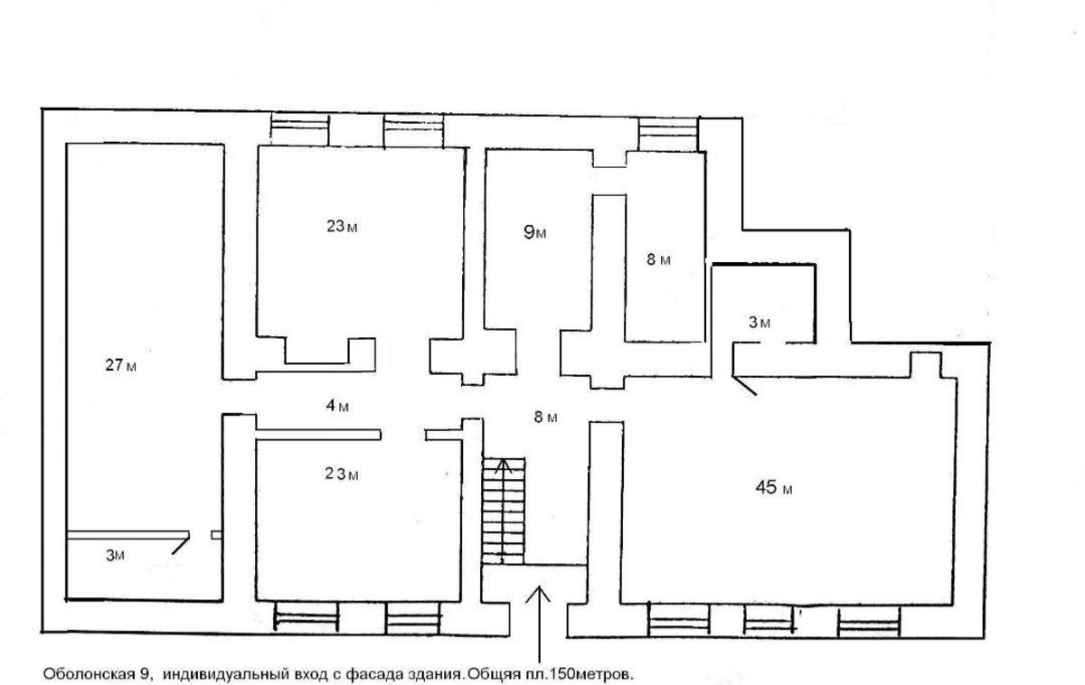Trade object vul. Obolons'ka 9, 150m2596427