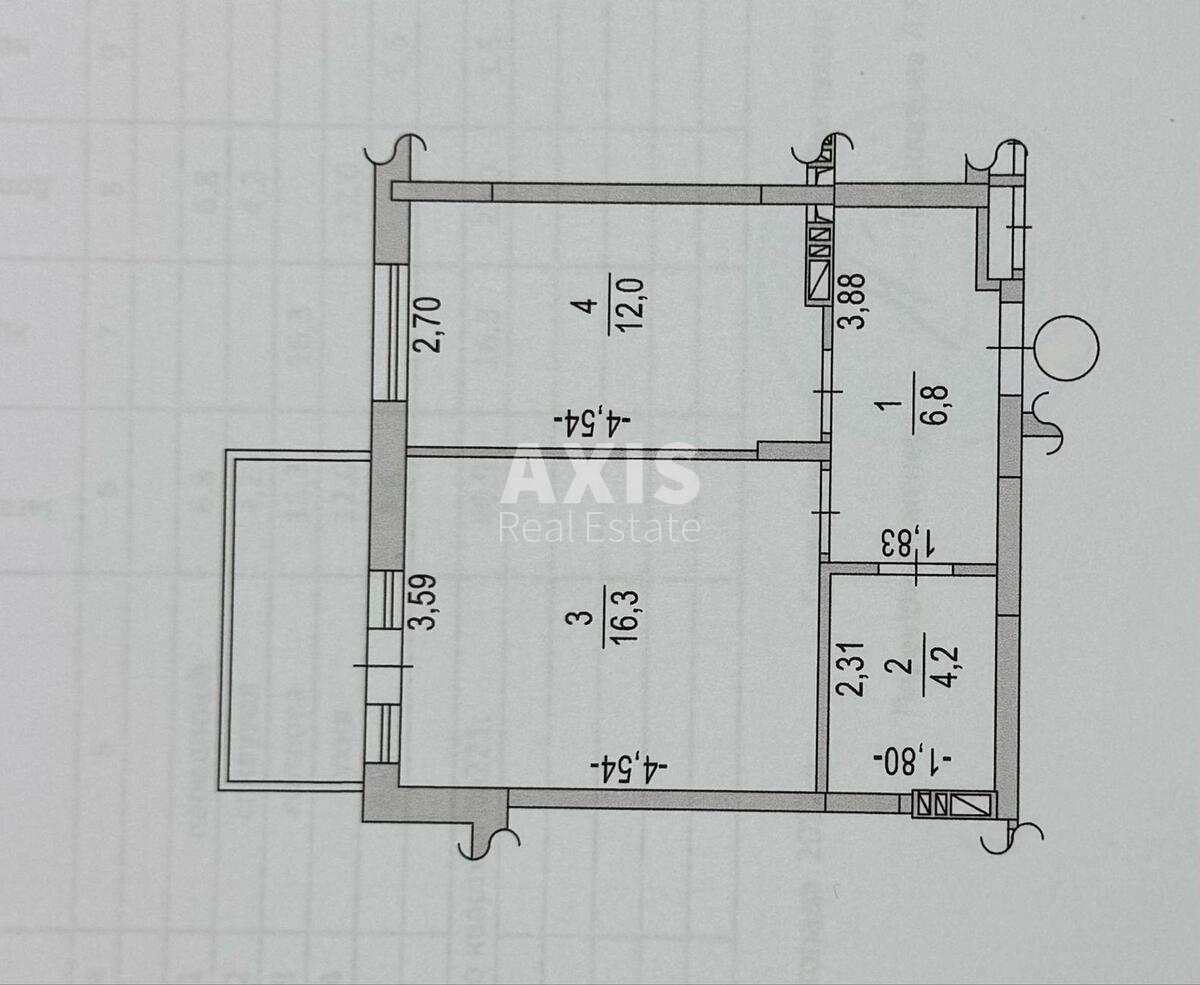 1k apartment vul. Metrologichna 10910