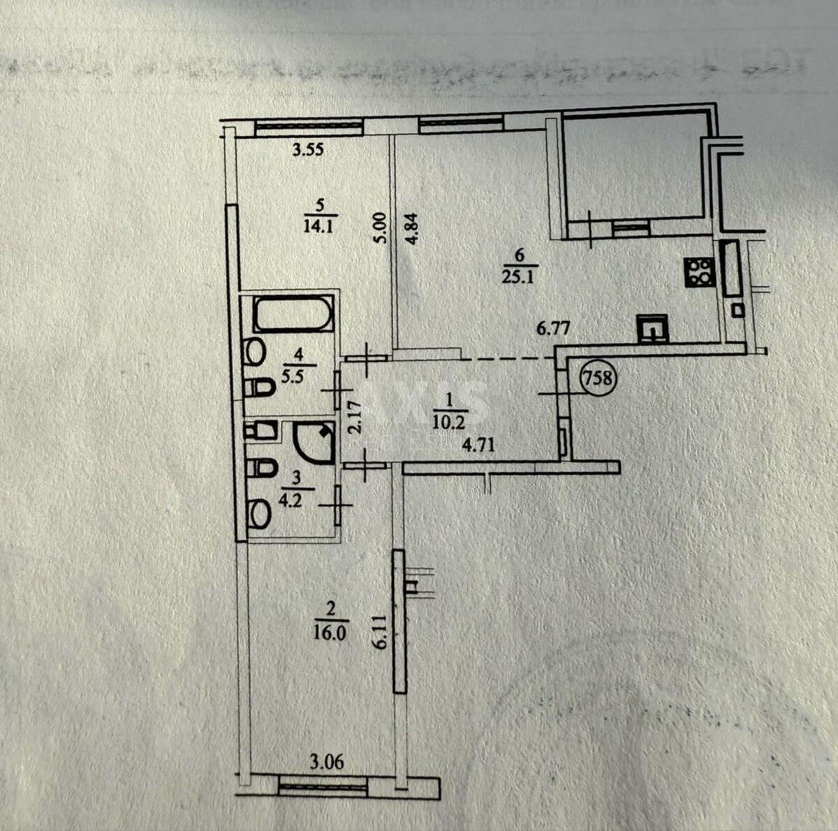 3к квартира ул. Осокорская 2А5695313