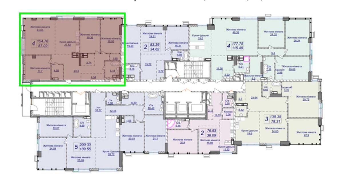 4k apartment vul. Dragomyrova Myhajla 18566270