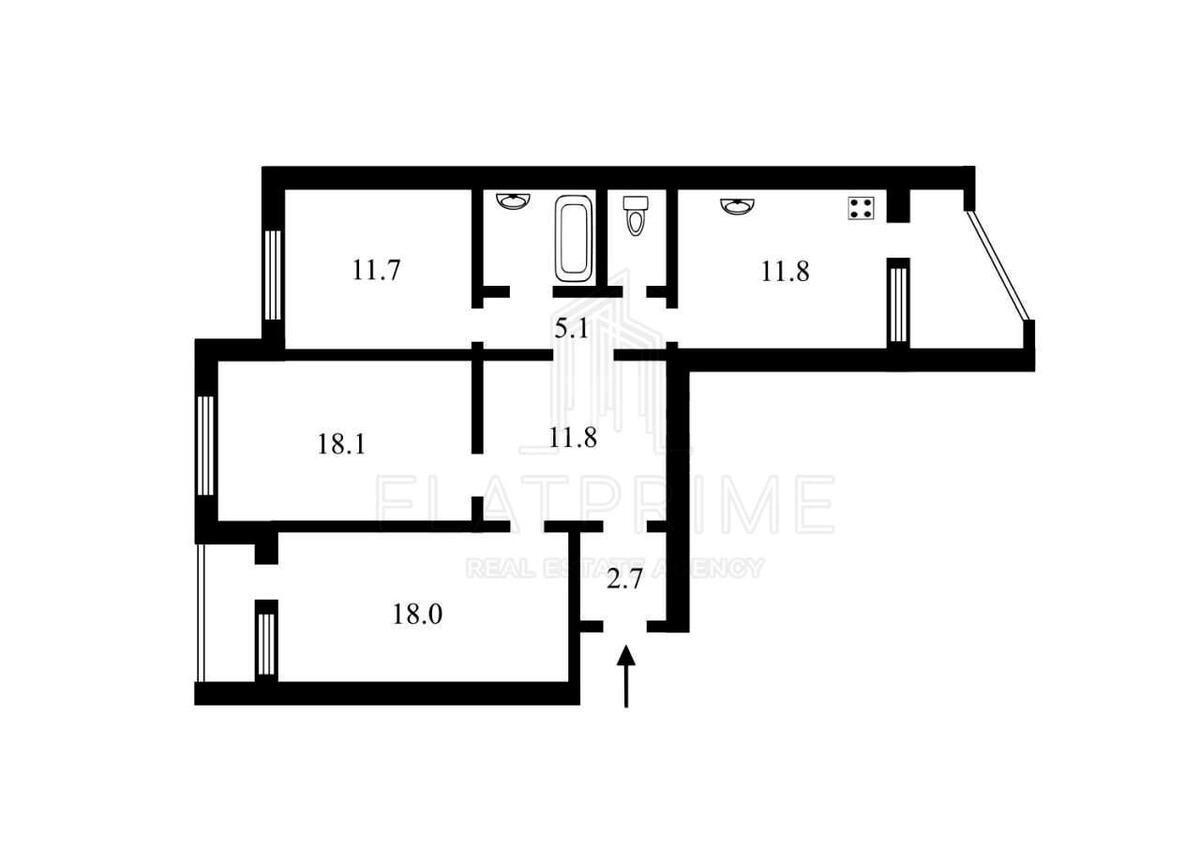 3k apartment pr-t Grygorenka Petra 5638898