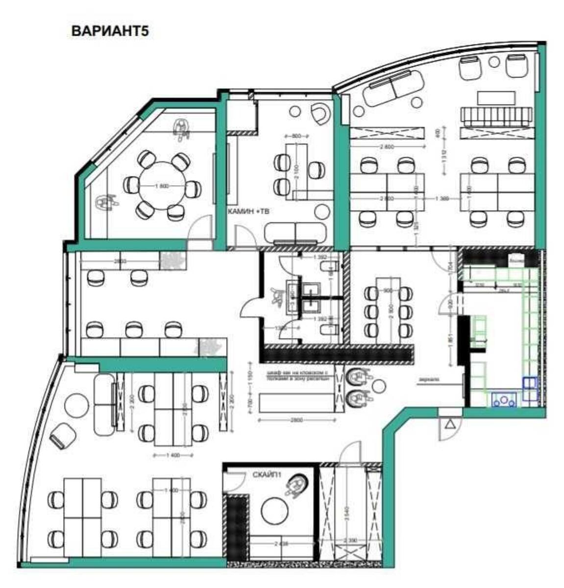 Office uzv. Klovs'kyj 7, 265m26312713