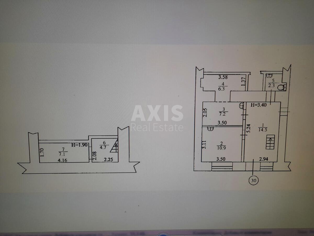 Office vul. Antonovycha 47/12, 53m2612309