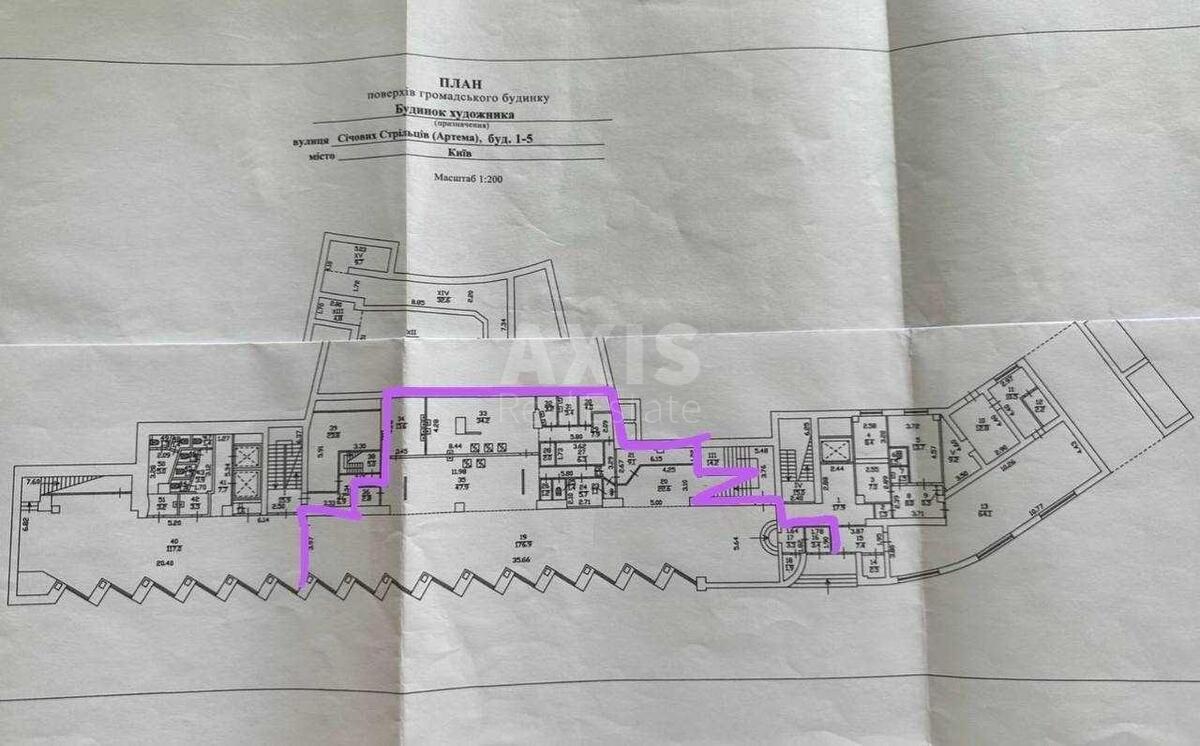 Trade object pl. L'vivs'ka 1/5, 165m25