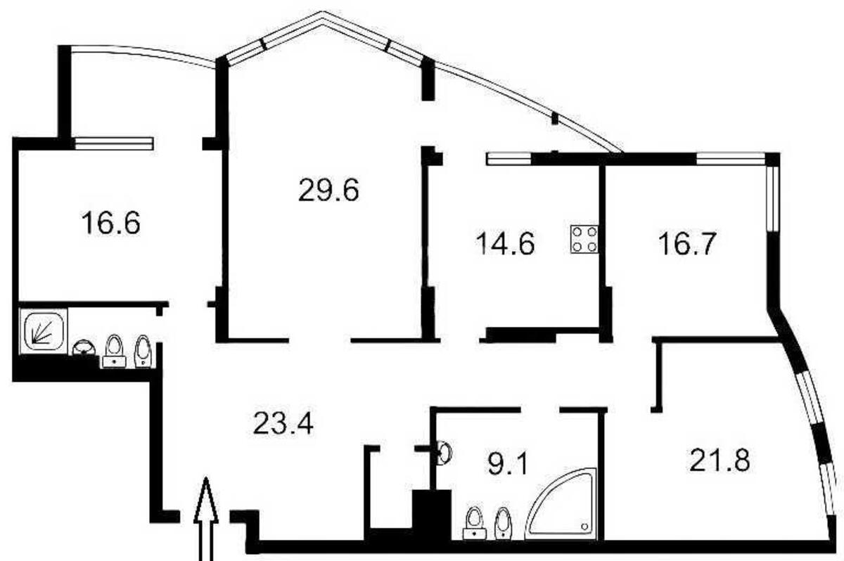 4k apartment bul. Lesi Ukrai'nky 30Б5972510