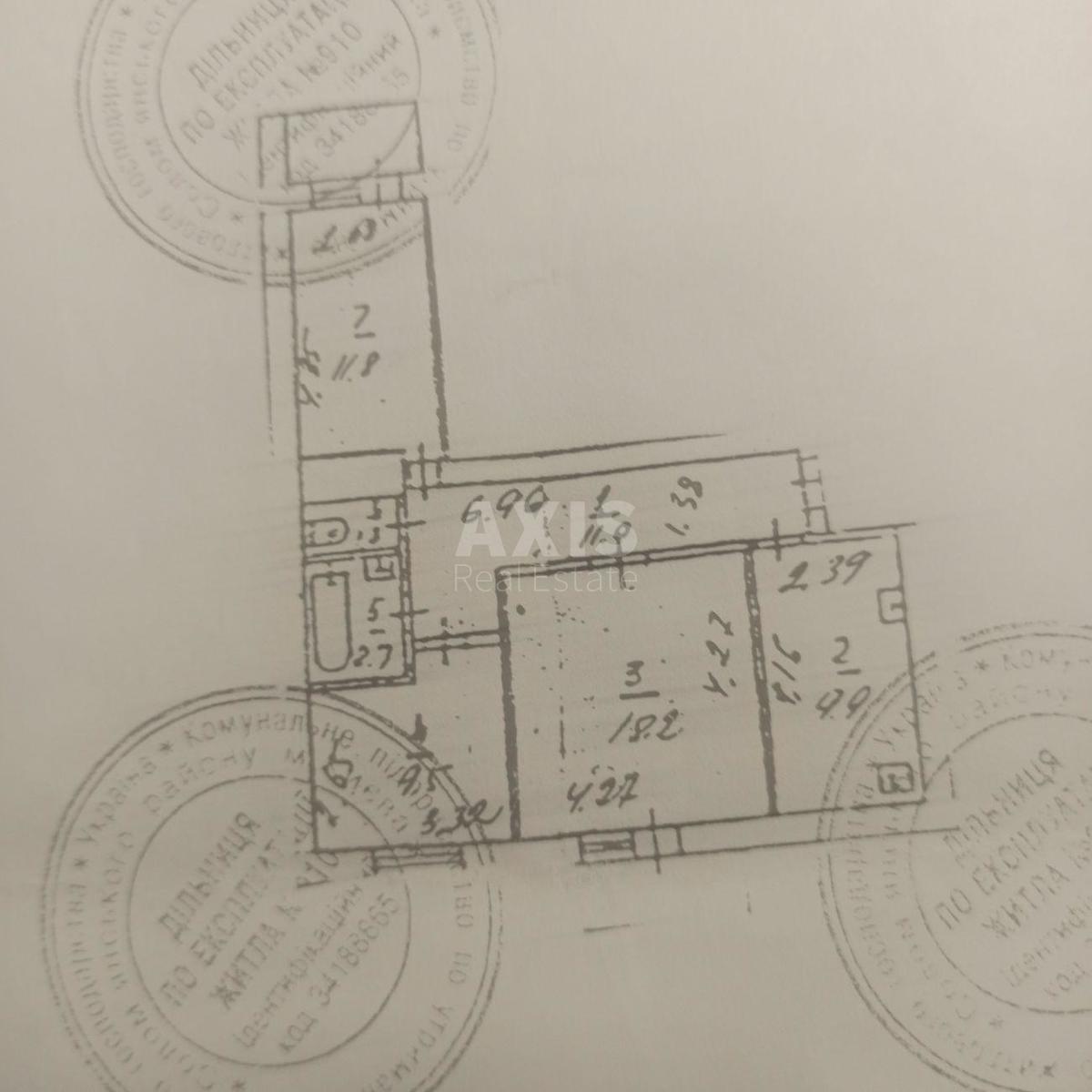 3k apartment vul. Novopol'ova 97А8