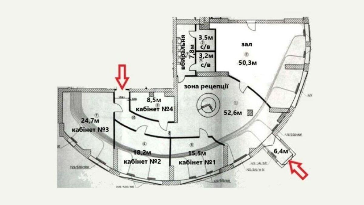 Office bul. Lesi Ukrai'nky 7Б, 200m2578599
