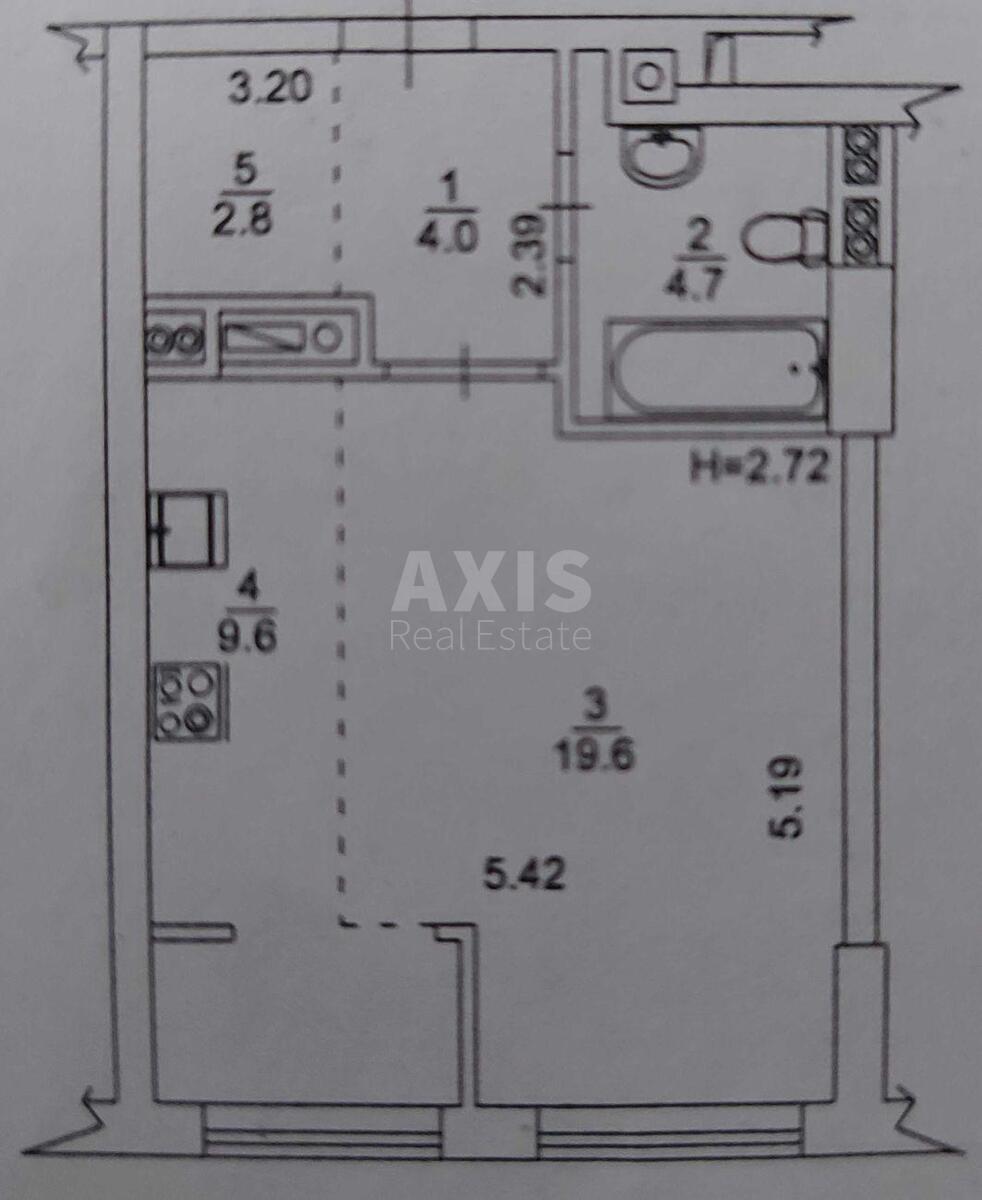 1k apartment vul. Zabolotnogo Akademika 1А6357114