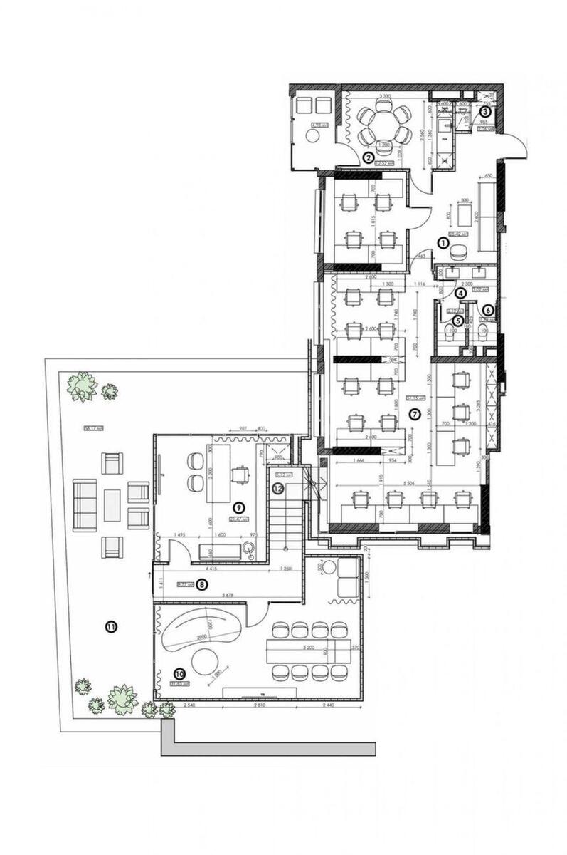 Офис ул. Бульварно-Кудрявская 15А, 180м210