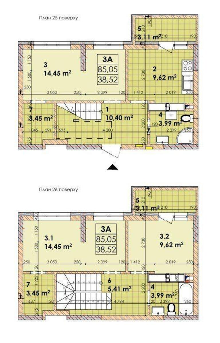 3к квартира ул. Сосюры Владимира 6578156