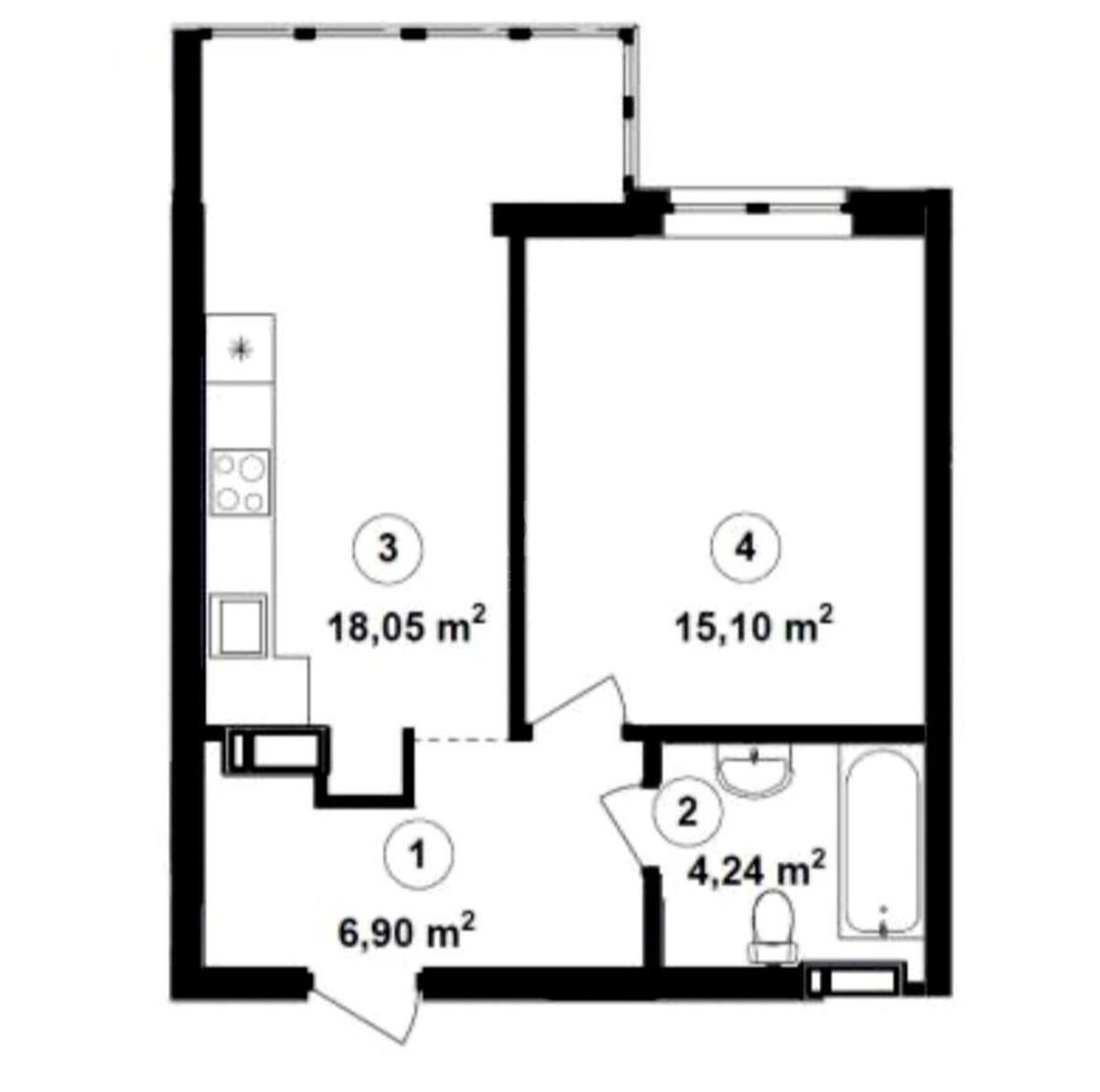 1к квартира ул. Заболотного Академика 1486161811