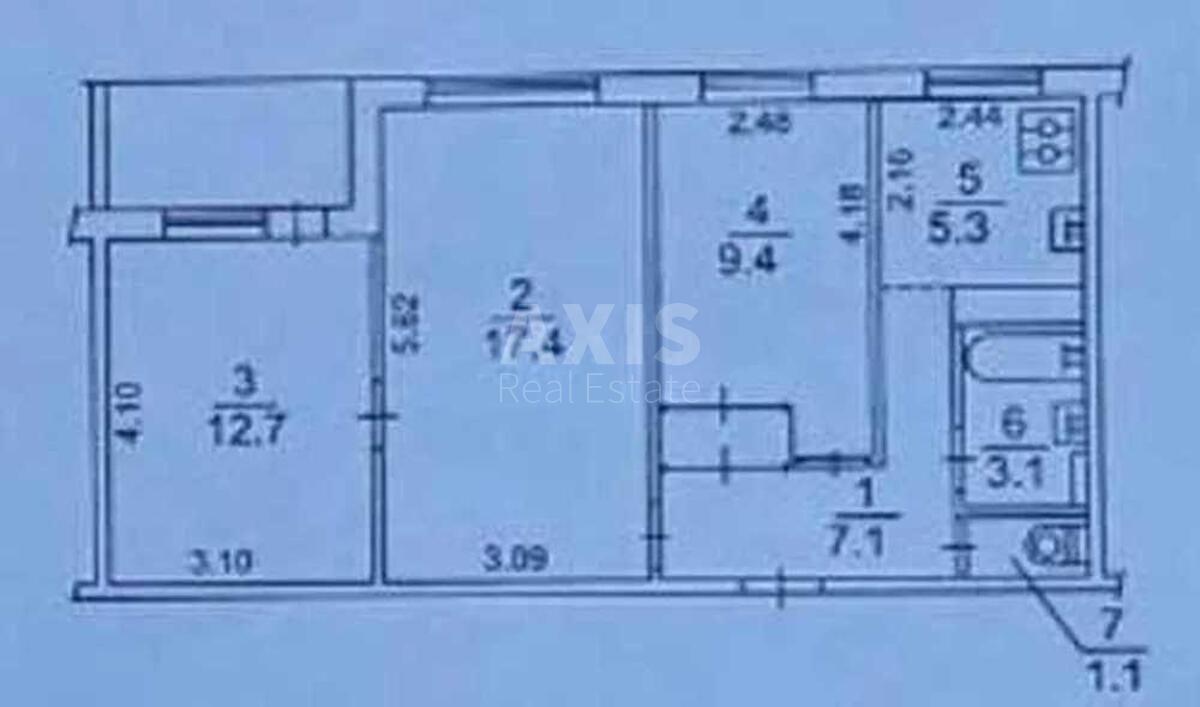3k apartment vul. Miljutenka 116093112